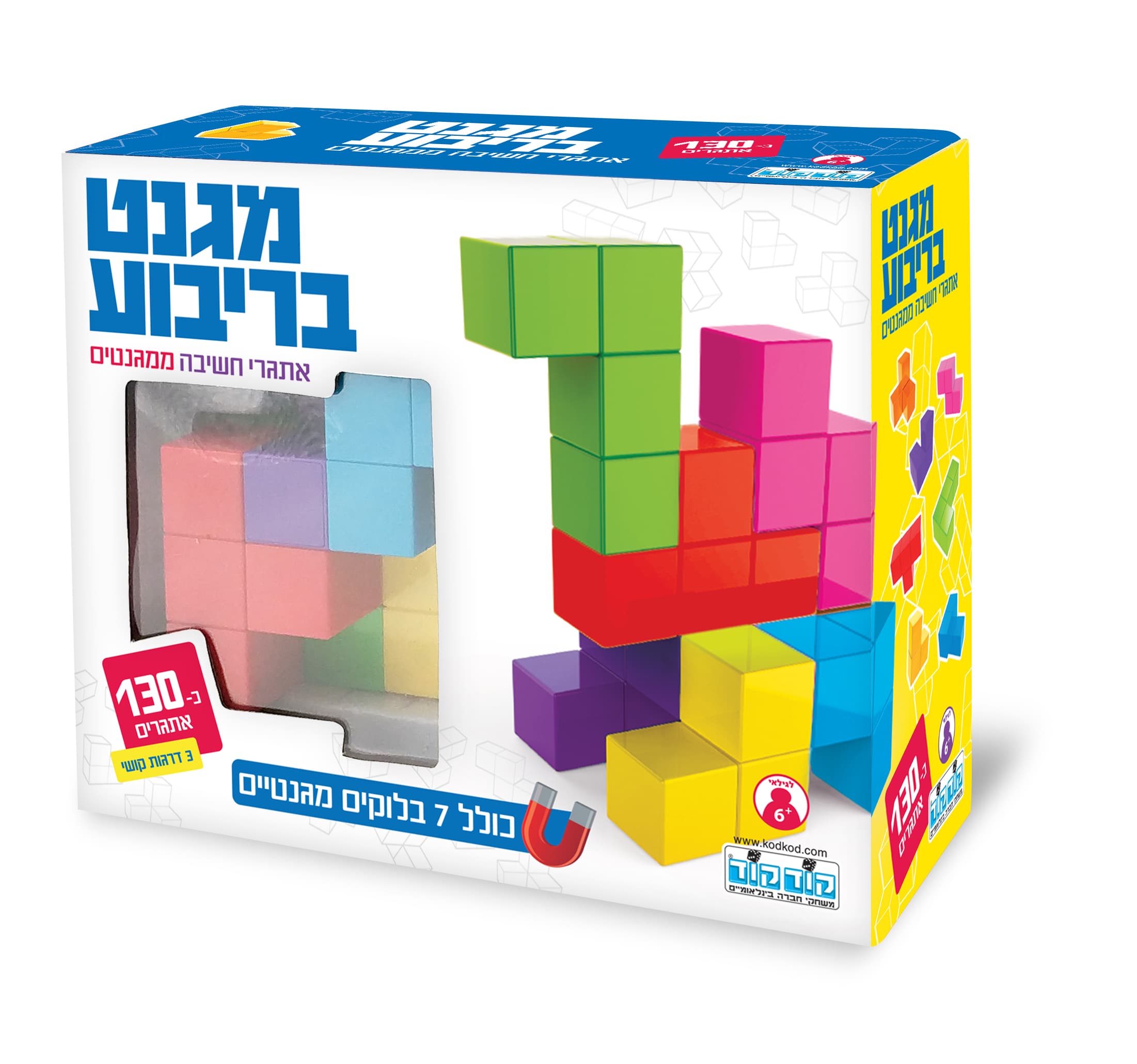 מגנט בריבוע - מבית קודקוד משחקי חברה בינל